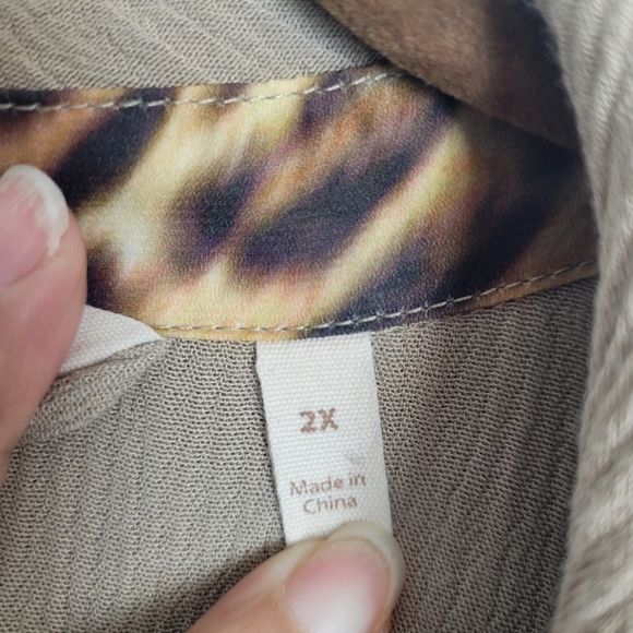 Soft Surroundings Women's Savanna tan maxi dress size 2X - Picture 7 of 8